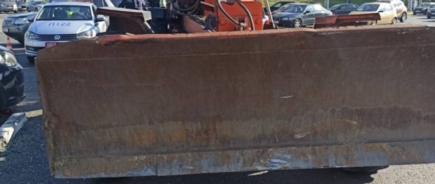 Трактор и Volkswagen столкнулись в Бресте