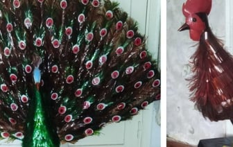 Жительница Каменецкого района дает вторую жизнь пластику, создавая красоту