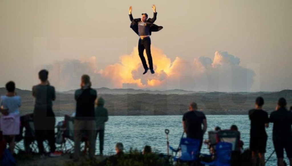 Илон Маск стал мемом после прыжков на митинге Трампа