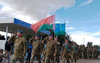 Белорусские военные участвуют в учениях ОДКБ в Кыргызстане