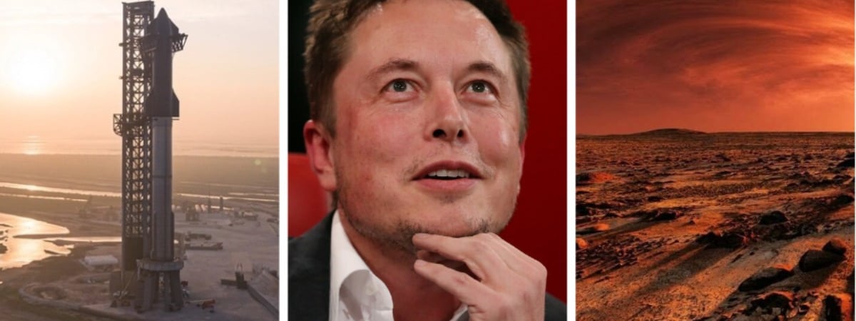 Маск назвал год запуска корабля Starship на Марс — Фото