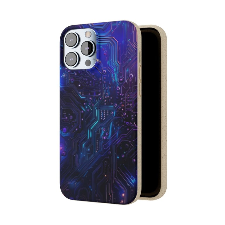 Biodegradable Case - The Symphony of Circuits