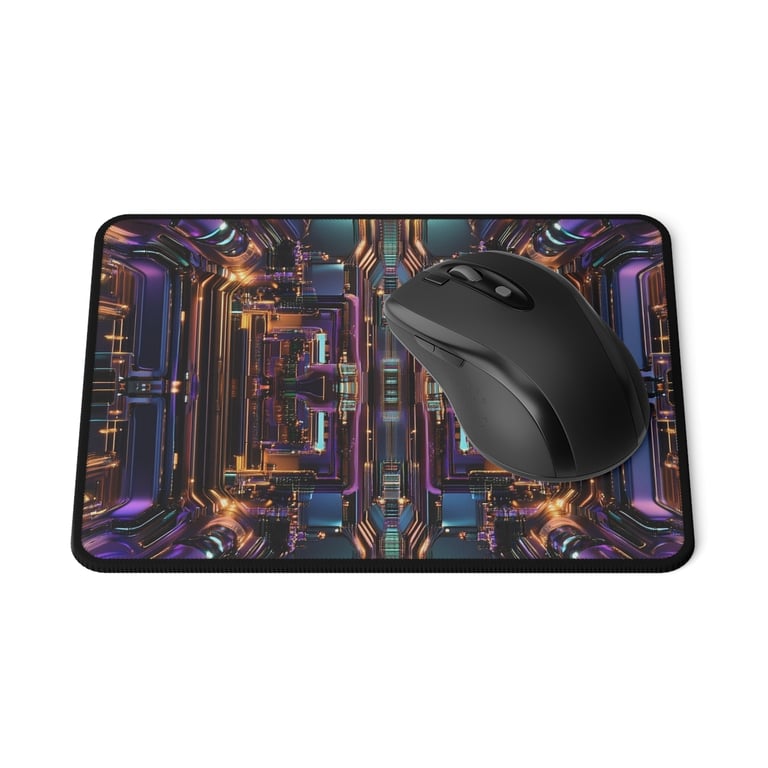 Non-Slip Gaming Mouse Pad - Neon Nexus