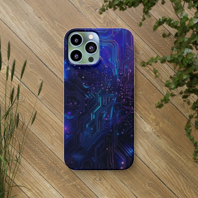 Biodegradable Case - The Symphony of Circuits