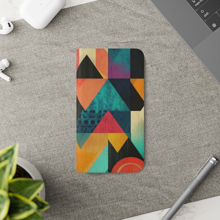 Flip Cases - Bold Geometric Symphony