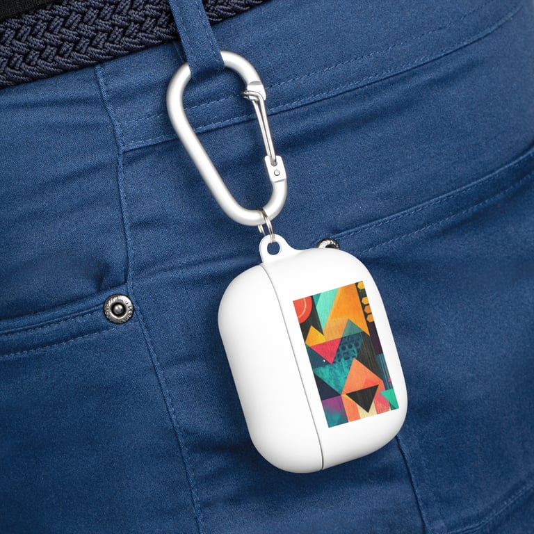 AirPod Case Cover - Bold Geometric Symphony
