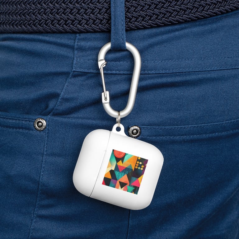 AirPod Case Cover - Bold Geometric Symphony