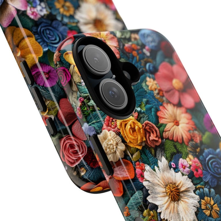 Tough Cases - Floral Symphony in Threads