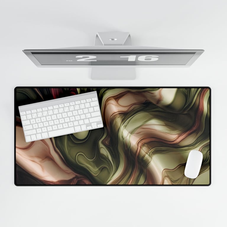 Desk Mat - Ride the Wave of Elegance