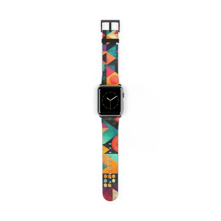 Watch Band - Bold Geometric Symphony