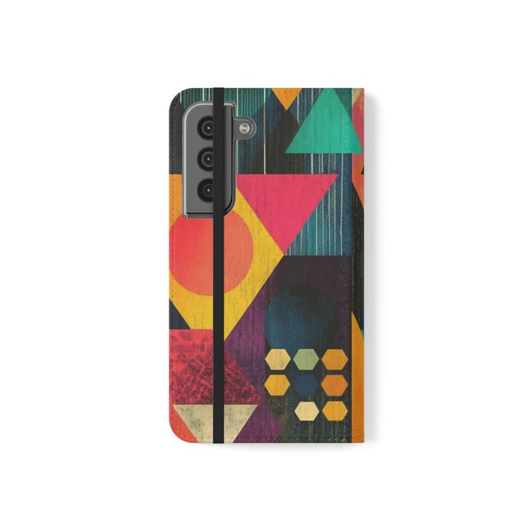 Flip Cases - Bold Geometric Symphony
