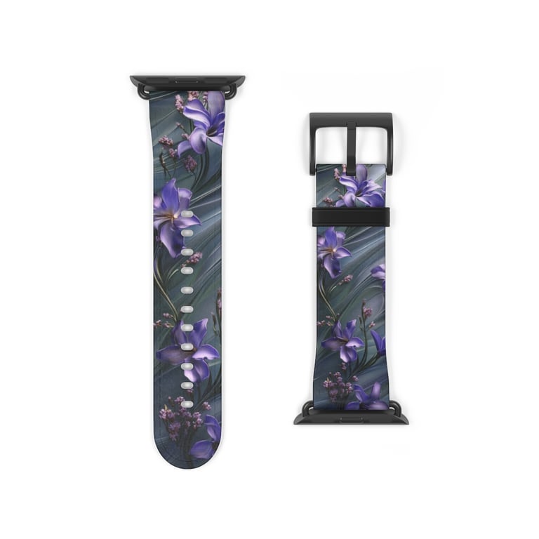 Watch Band - Ethereal Blooms in Motion