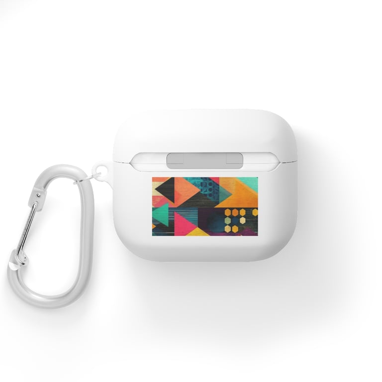 AirPod Case Cover - Bold Geometric Symphony