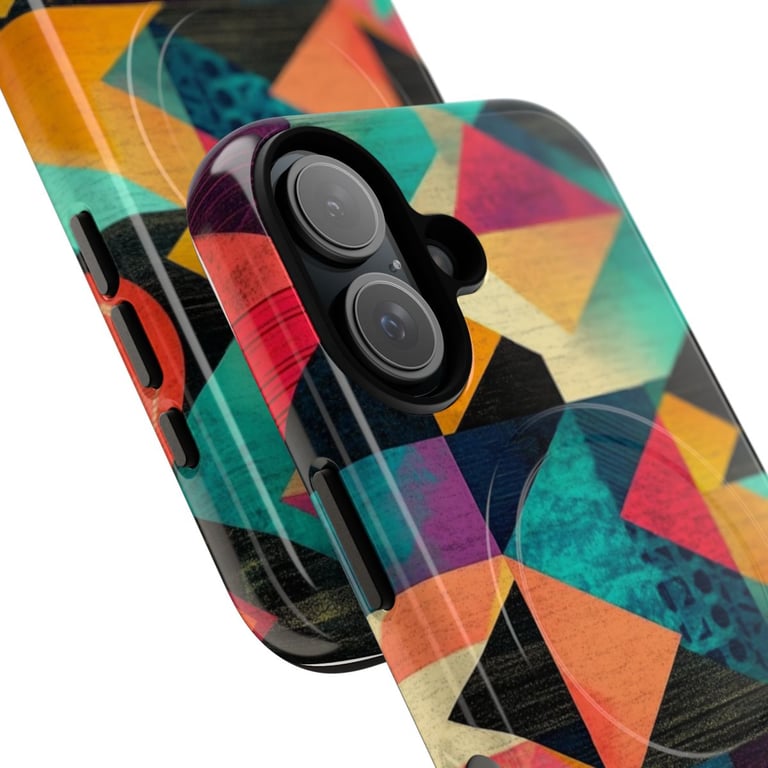 Tough Magnetic Cases - Bold Geometric Symphony