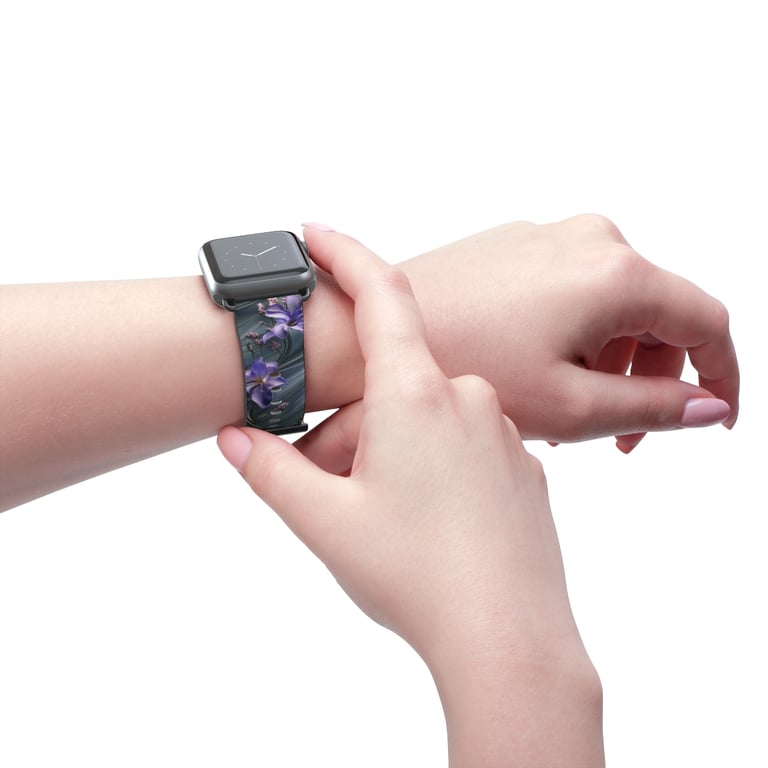 Watch Band - Ethereal Blooms in Motion