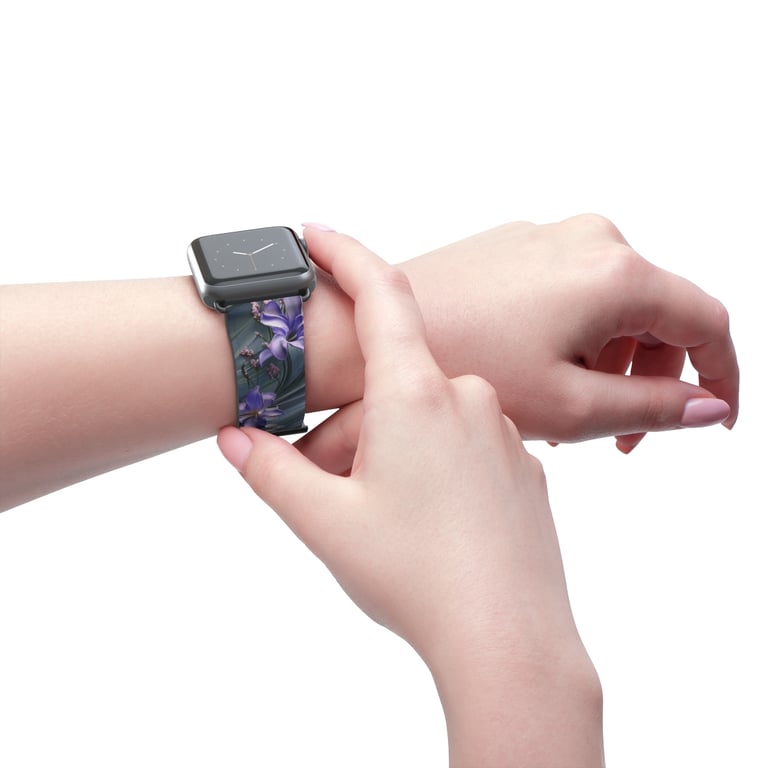 Watch Band - Ethereal Blooms in Motion