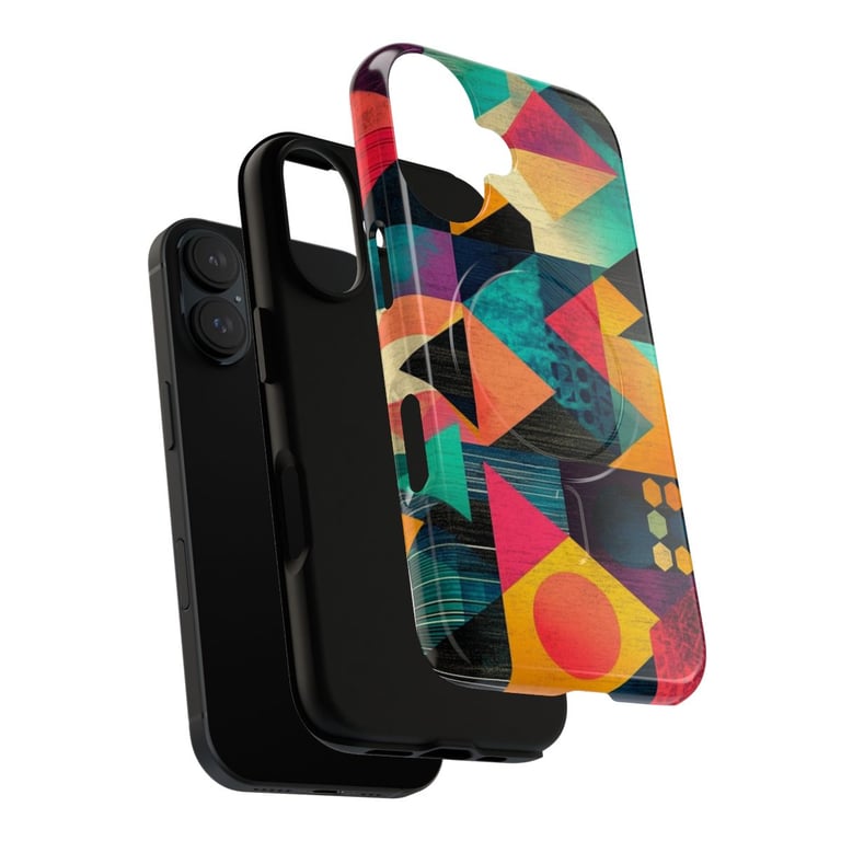 Tough Magnetic Cases - Bold Geometric Symphony