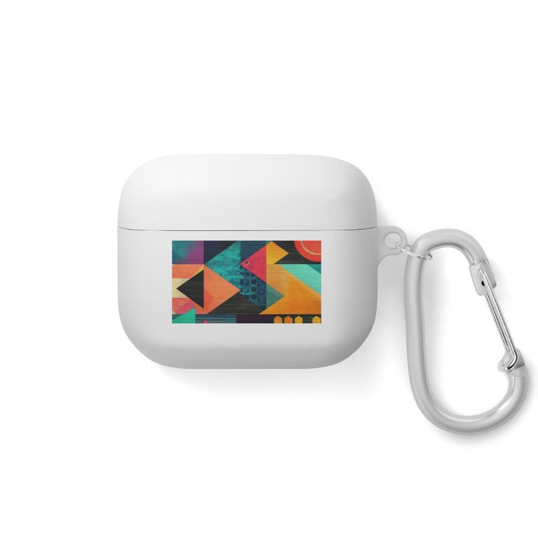 AirPod Case Cover - Bold Geometric Symphony
