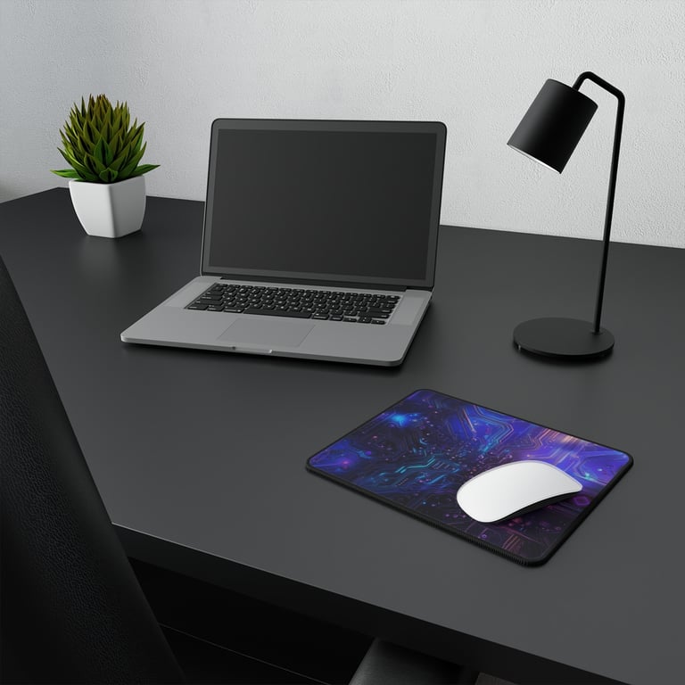 Non-Slip Gaming Mouse Pad - The Symphony of Circuits