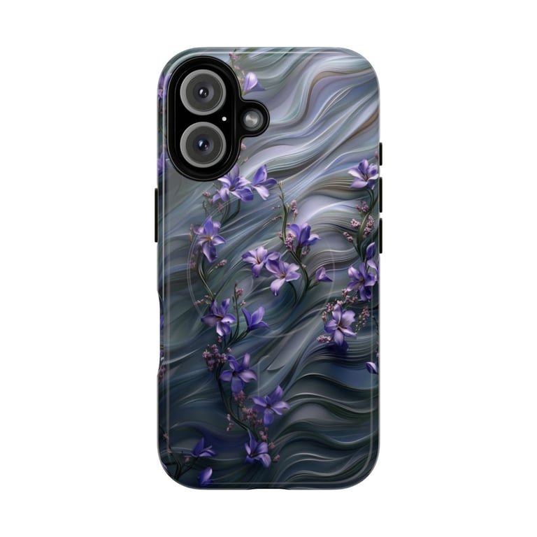 Tough Magnetic Case - Ethereal Blooms in Motion