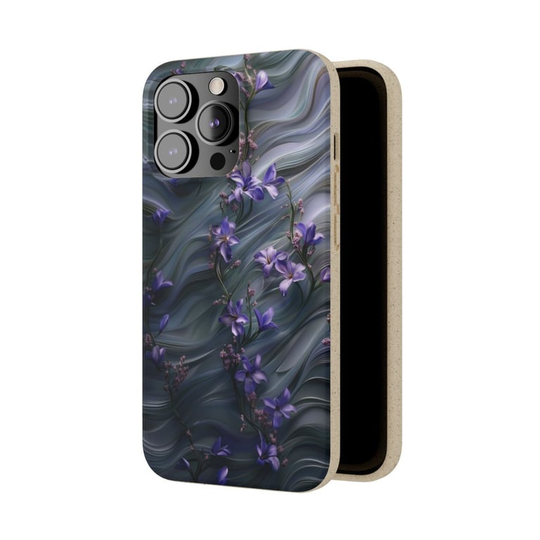 Biodegradable Case - Ethereal Blooms in Motion