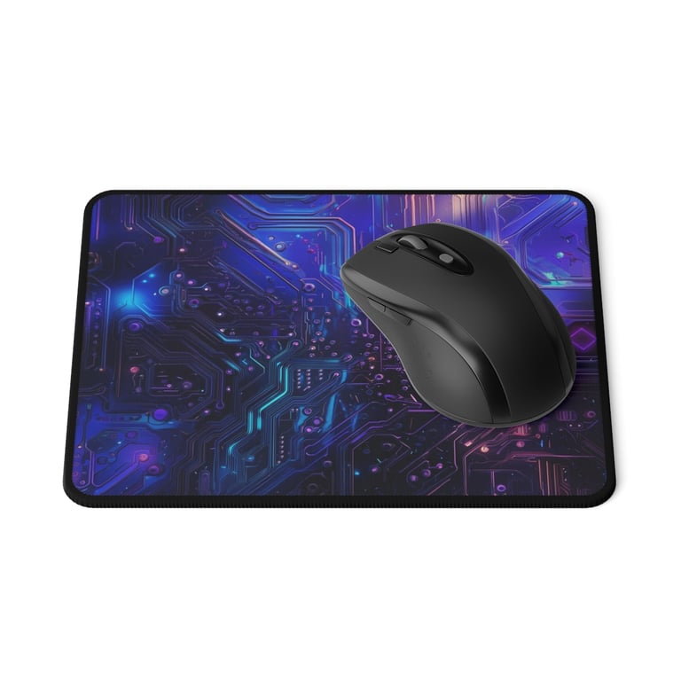 Non-Slip Gaming Mouse Pad - The Symphony of Circuits
