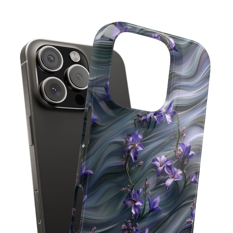 Snap Case - Ethereal Blooms in Motion