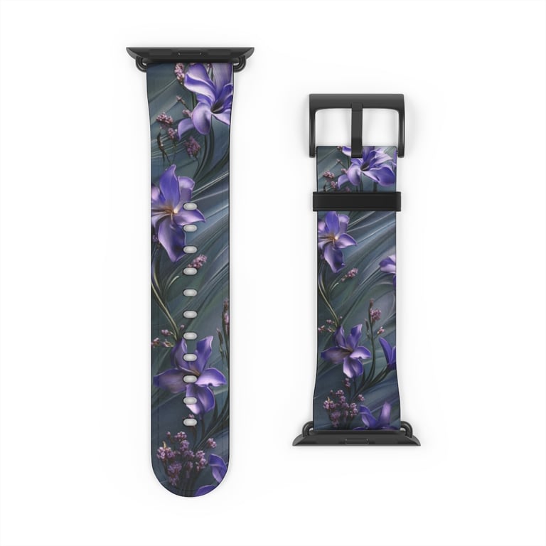 Watch Band - Ethereal Blooms in Motion