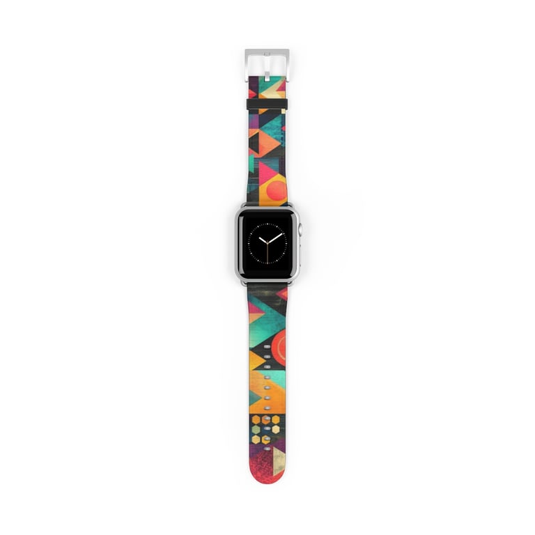 Watch Band - Bold Geometric Symphony