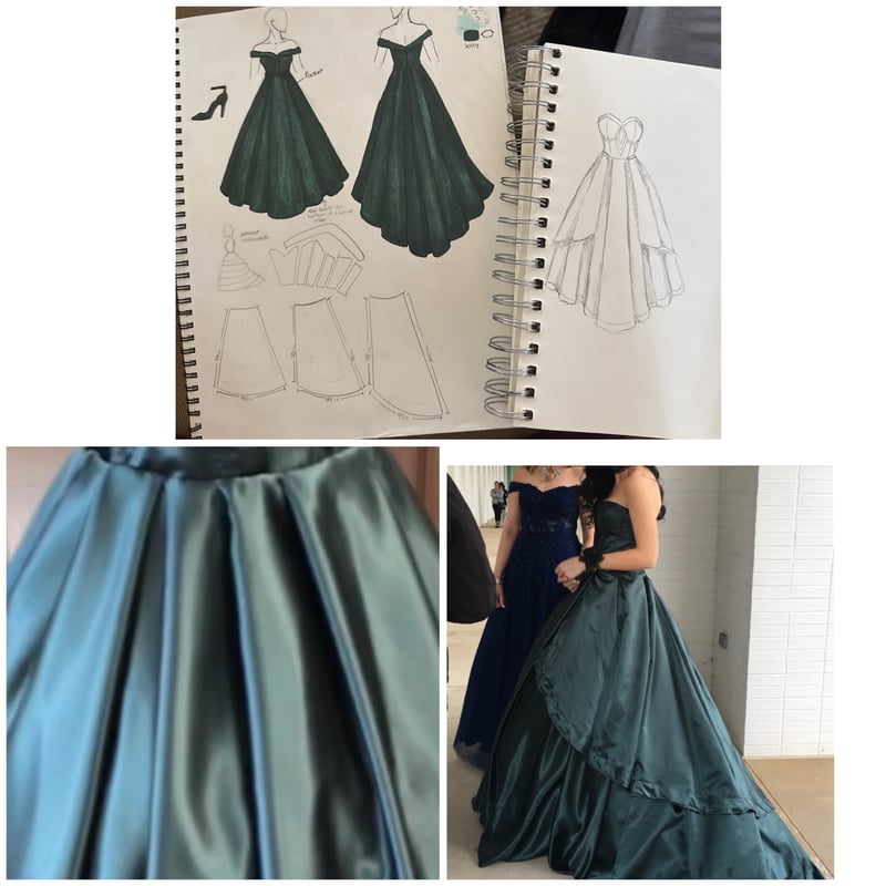 Bridesmaid Dress · Hemming