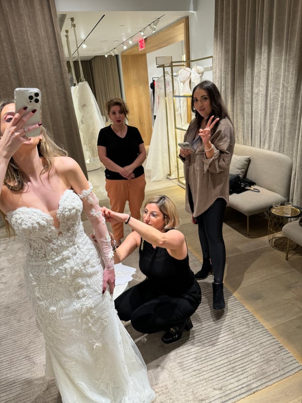 Mother of the Bride or Groom Dress · Hemming