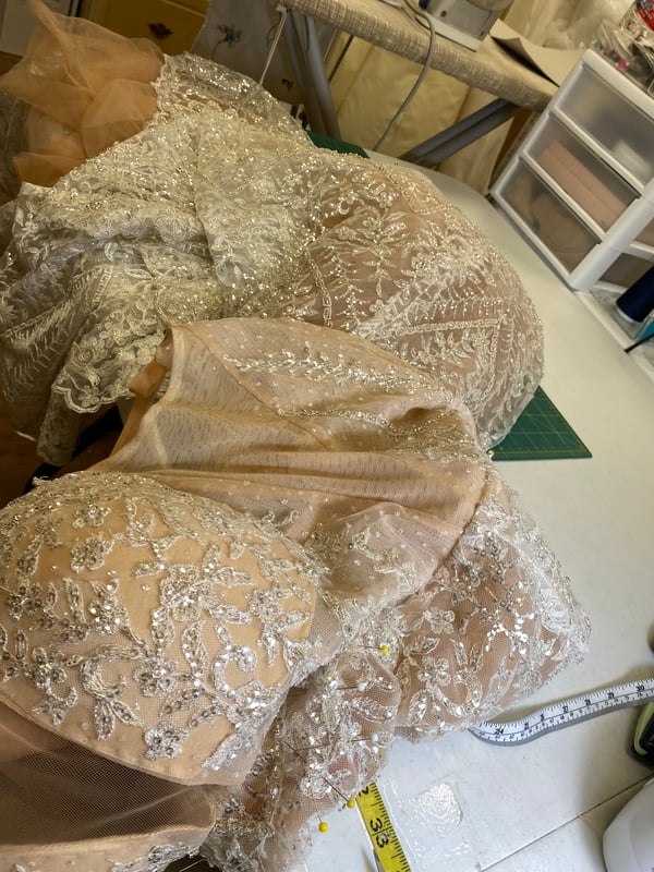 Wedding Dress · Hemming
