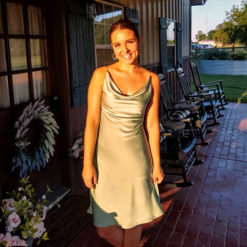 Bridesmaid Dress · Hemming
