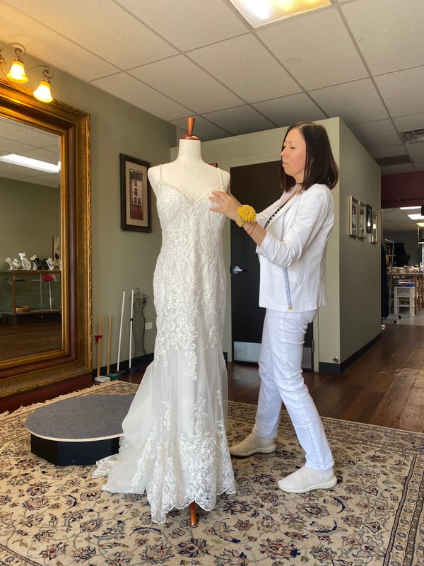 Bridesmaid Dress · Hemming