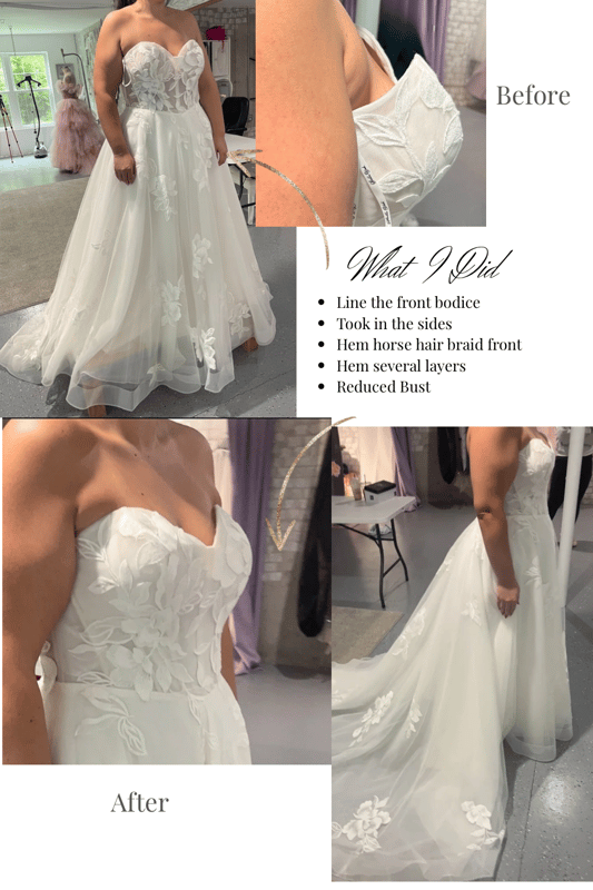 Wedding Dress · Hemming