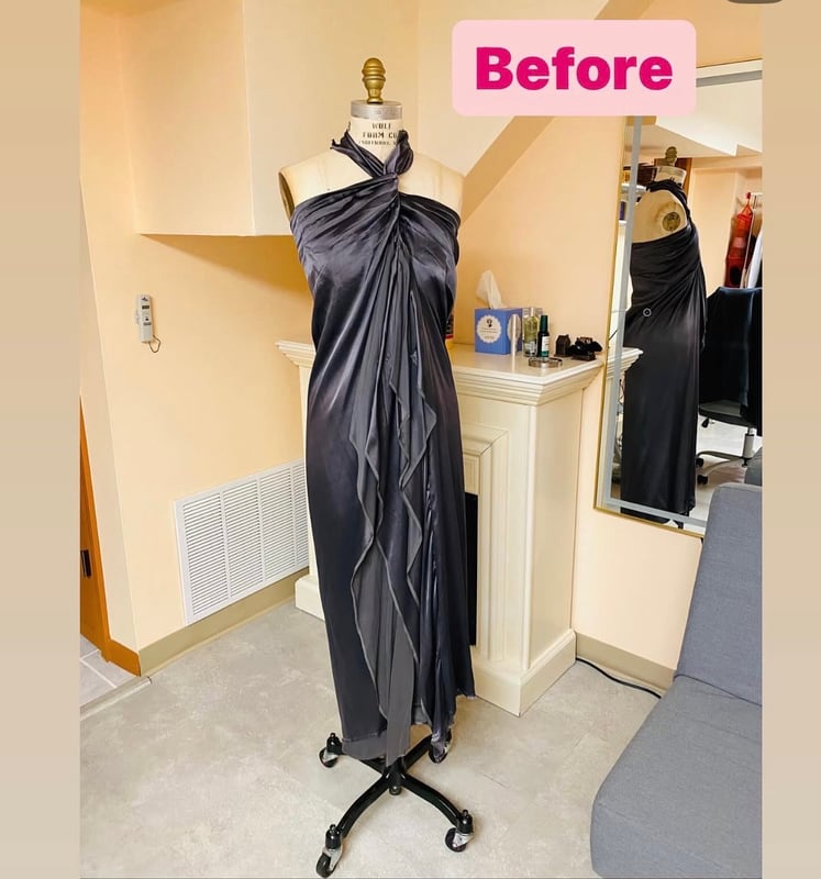 Bridesmaid Dress · Hemming