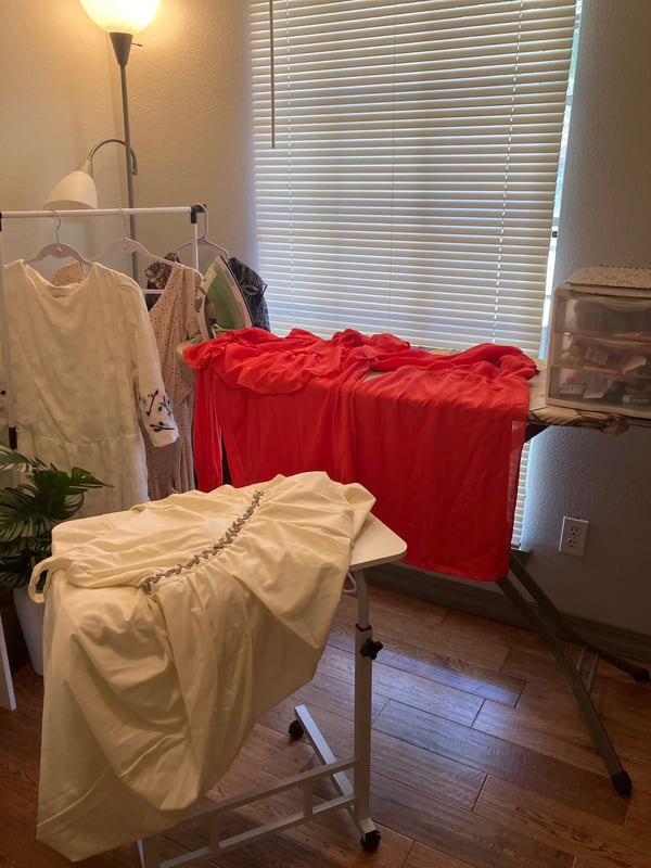 Bridesmaid Dress · Hemming
