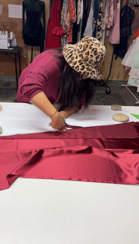 Bridesmaid Dress · Hemming