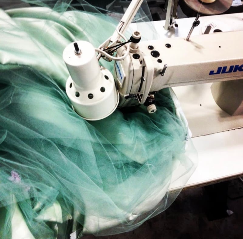 Bridesmaid Dress · Hemming