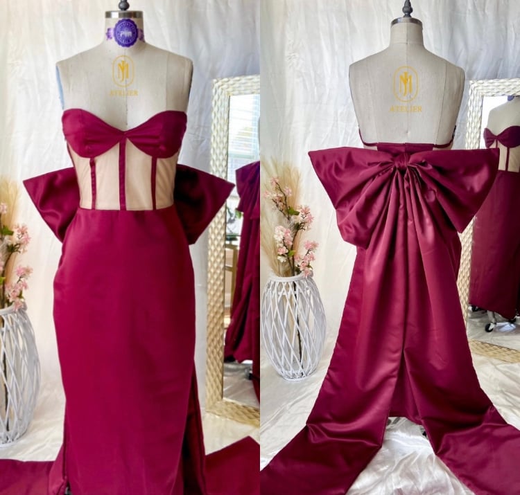 Bridesmaid Dress · Hemming