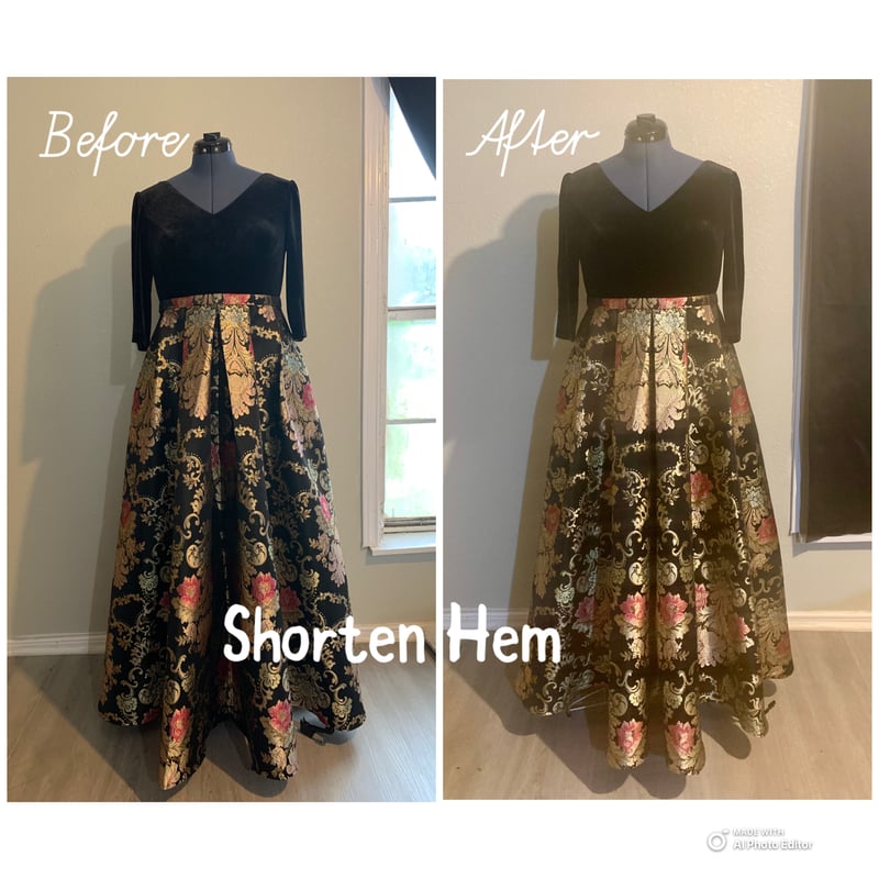 Mother of the Bride or Groom Dress · Hemming