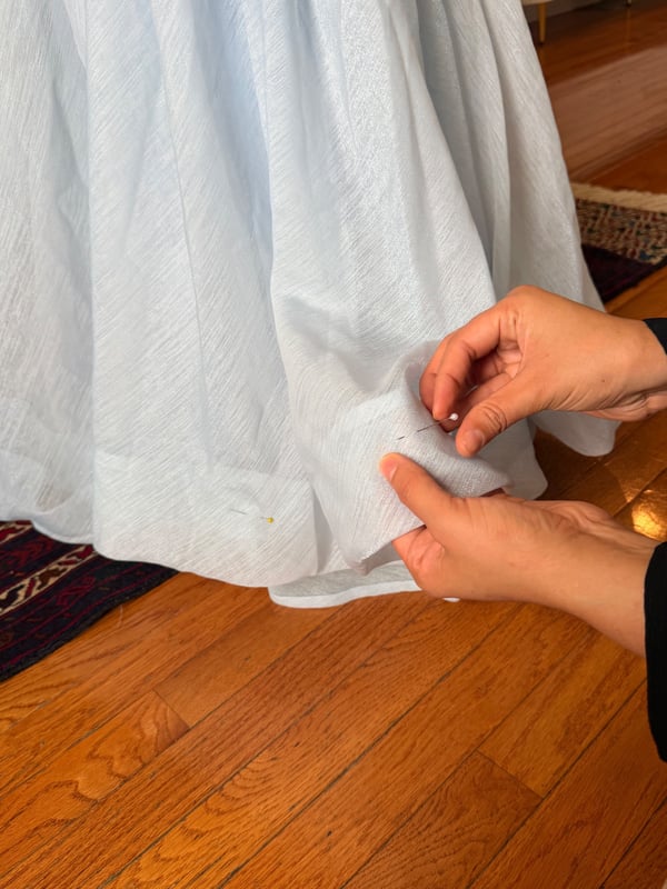 Wedding Dress · Hemming