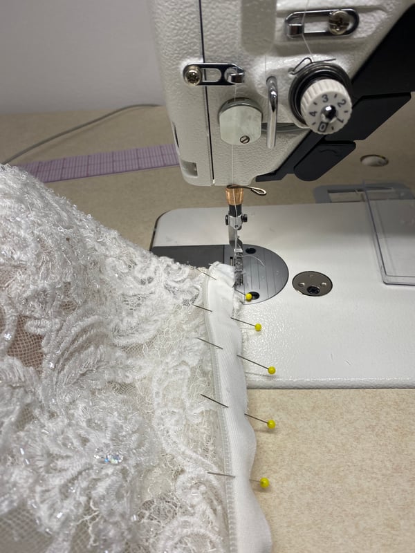 Wedding Dress · Hemming