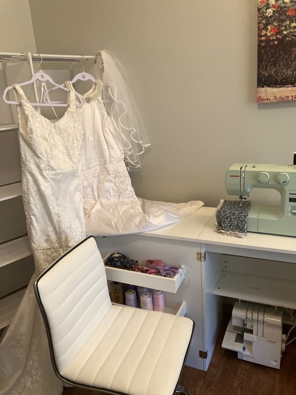 Bridesmaid Dress · Hemming