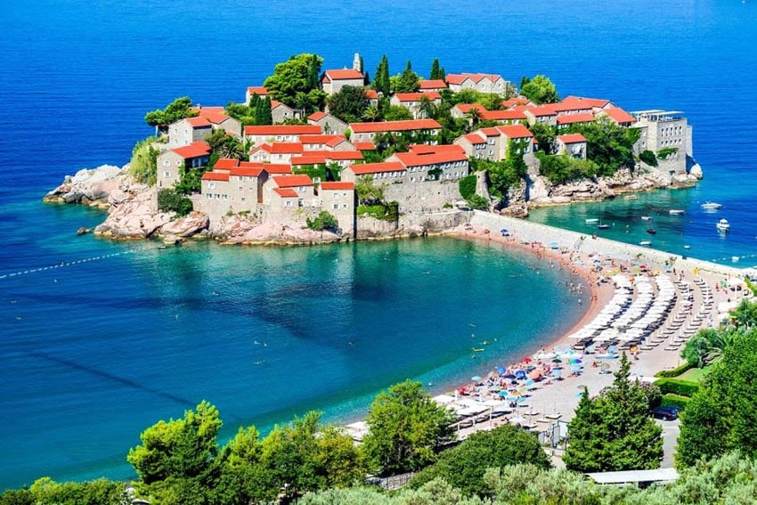A detailed view of Budva