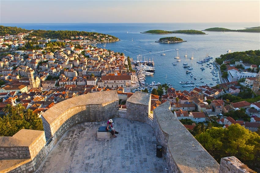 A detailed view of Hvar
