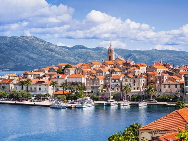 A view of Korčula
