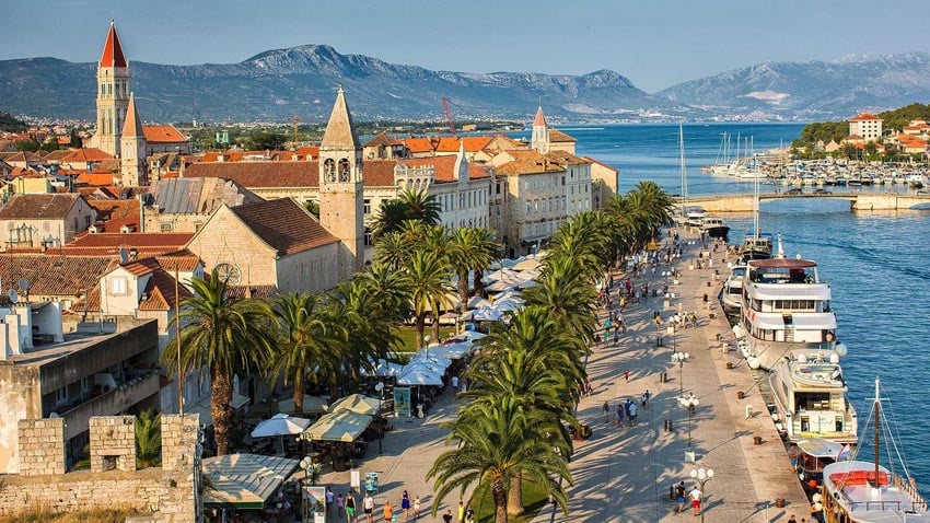 A detailed view of Trogir
