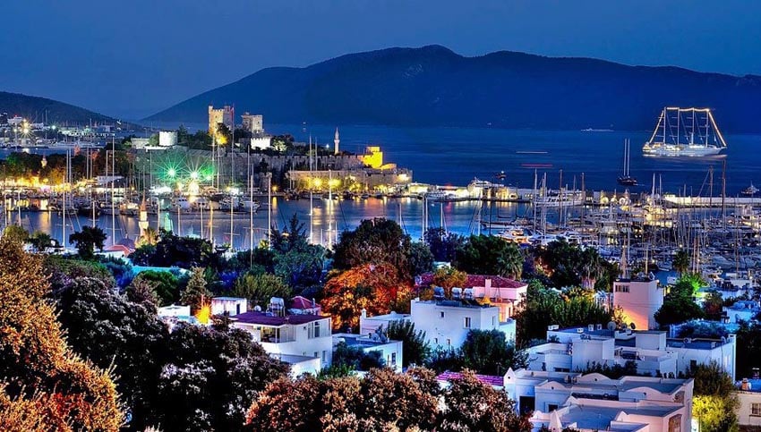 A detailed view of Bodrum