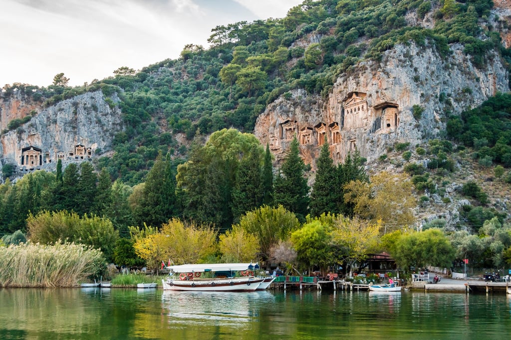 A detailed view of Dalyan